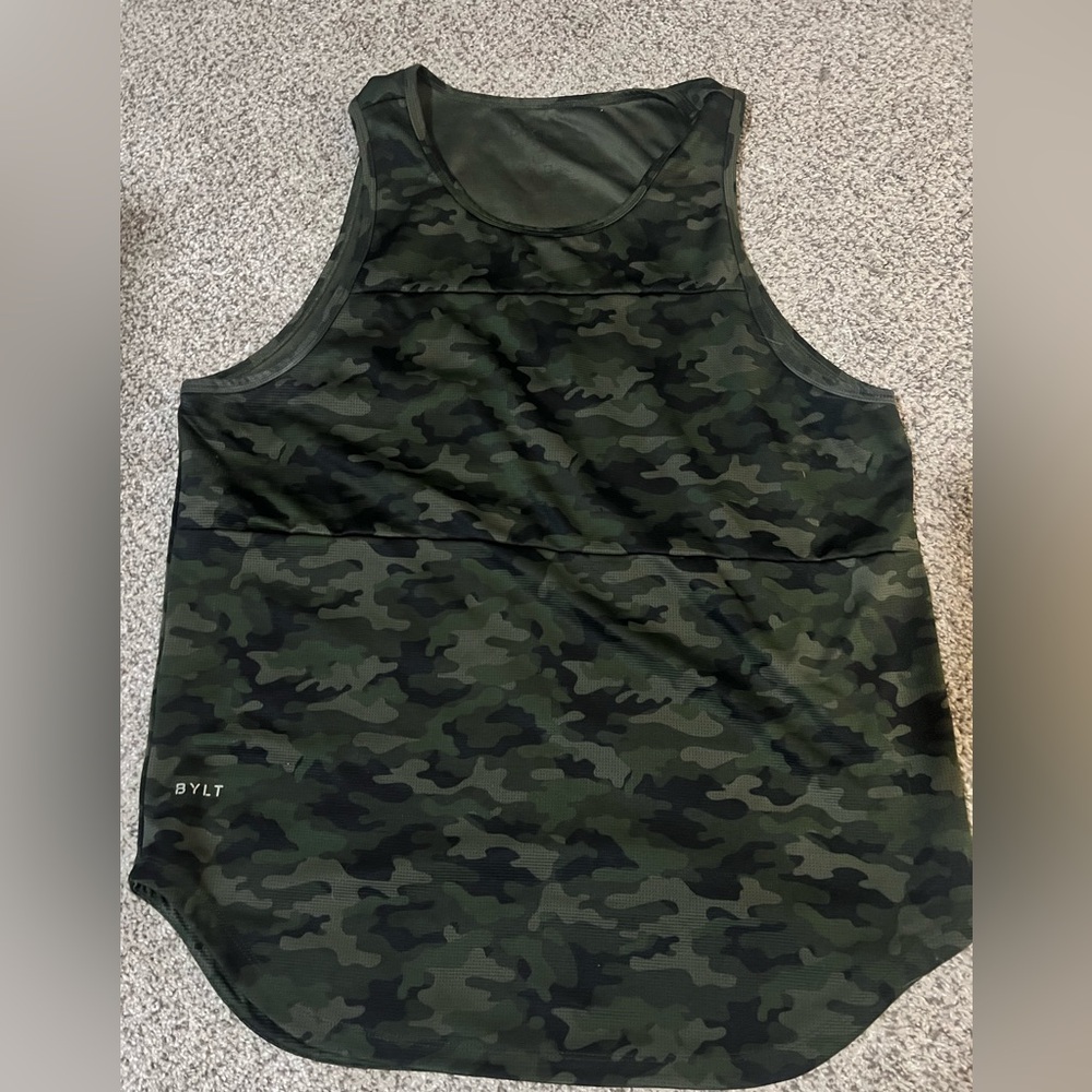 Bylt large tech tank camo green